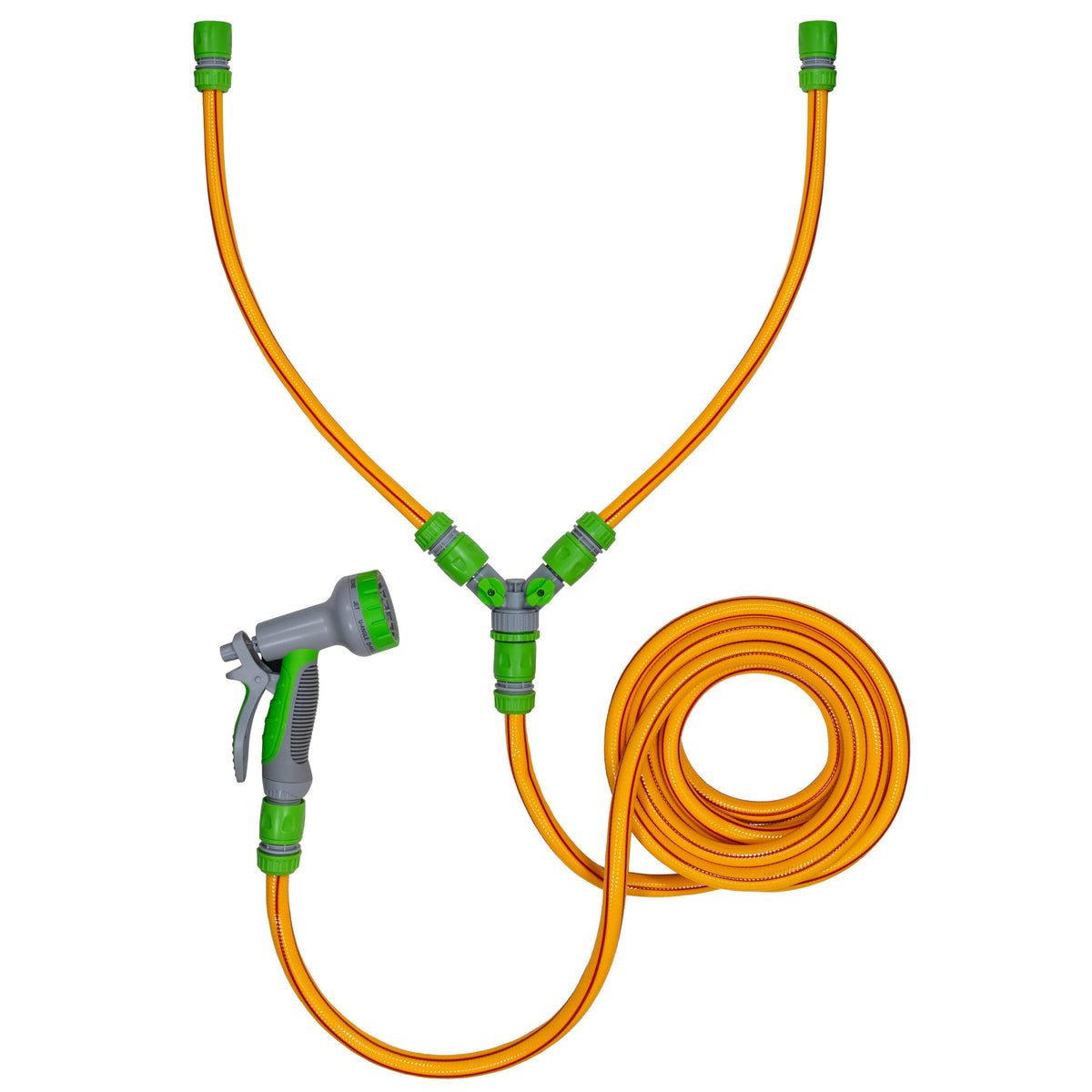 Dog Shower Mix Hot Cold Water Yellow Lime with Valves for Multi Function Sprayer