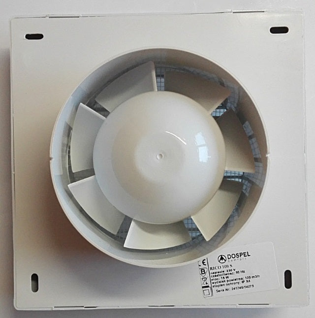 Rico Bathroom Fan 120mm Model with a Timer Switch for Home and Garden Use